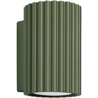Wandleuchte GU10 H: 10 cm klein in Grün Modern Aluminium von Sollux