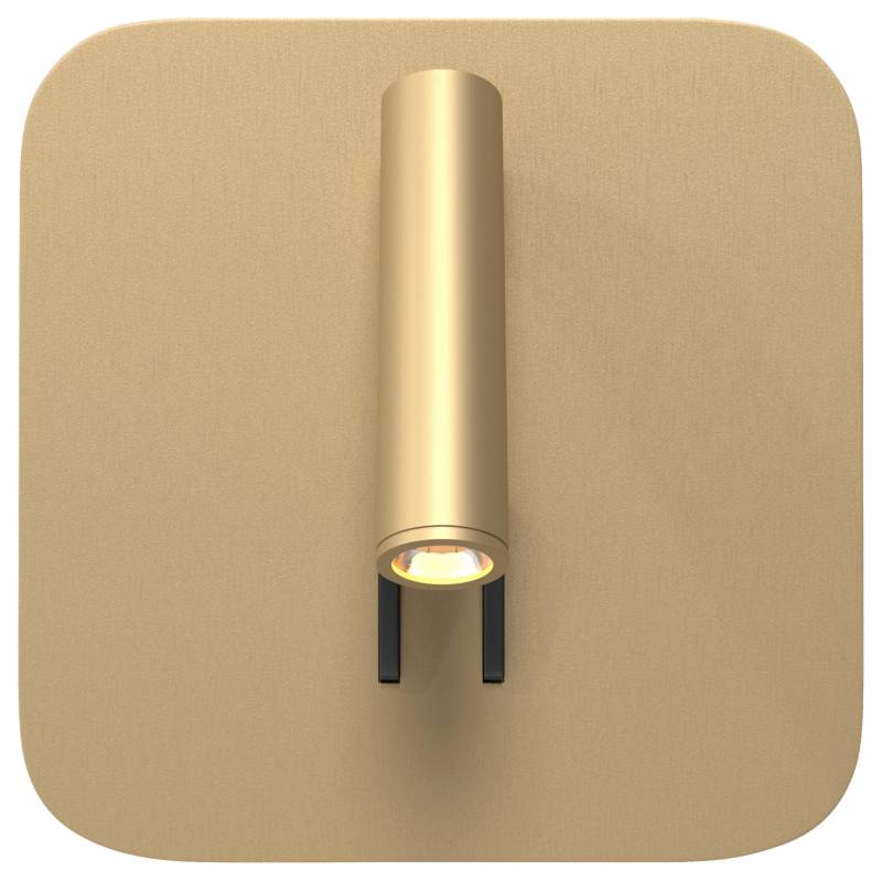Wandleuchte IOS Goldfarben max. 9 Watt Wandlampe
