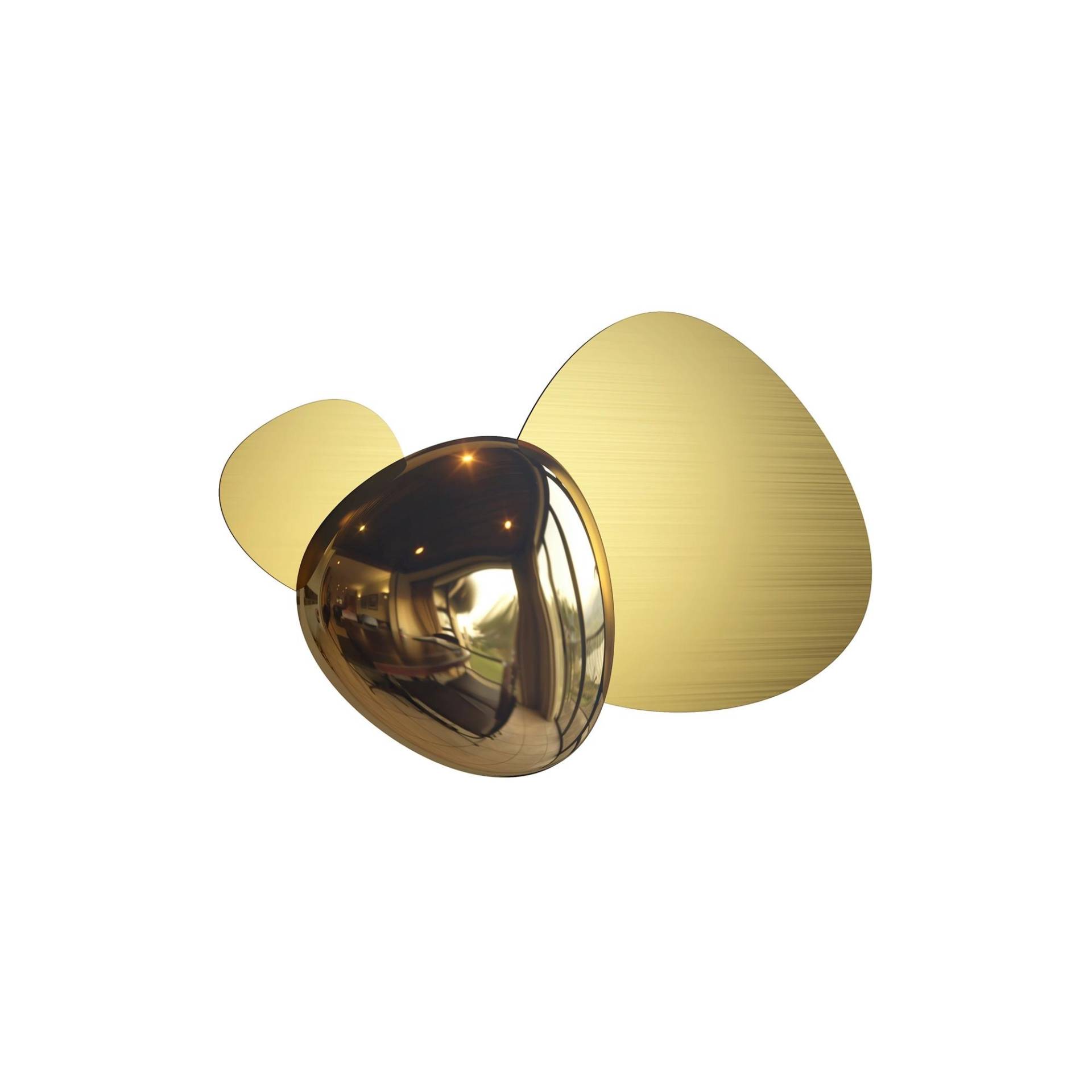 Wandleuchte Jack-Stone Goldfarben max. 8 Watt Wandlampe