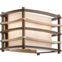 Wandleuchte KIKI Leinen Bronze Beige B:30cm Lampe Wandleuchte KIKI Leinen Bronze Beige B:30cm Lampe von ELSTEAD