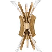 Wandleuchte Kristall Metall 43,8 cm hoch in Gold brüniert Wandleuchte Kristall Metall 43,8 cm hoch in Gold brüniert von ELSTEAD