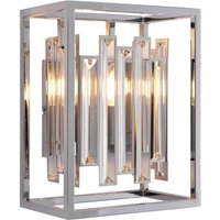 Wandleuchte Kristall Metall Glas E14 H: 30 cm klein in Chrom Wandleuchte Kristall Metall Glas E14 H: 30 cm klein in Chrom von Endon