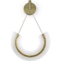 Wandleuchte LED Aluminium Glas 133,1 cm hoch in Gold von Maytoni