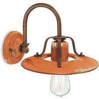 Wandleuchte Metall Keramik 25 cm breit E27 NICOLA von Ferroluce