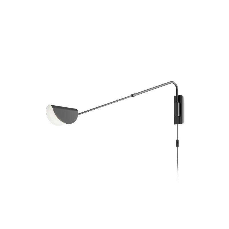 Wandleuchte Mollis Schwarz max. 28 Watt Wandlampe