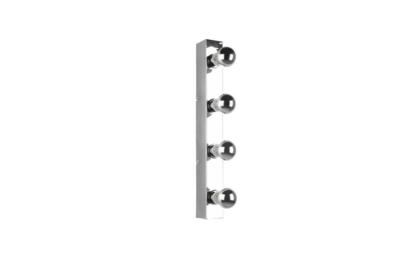 Wandleuchte Theatro in Chromfarben max. 10 Watt Wandlampe