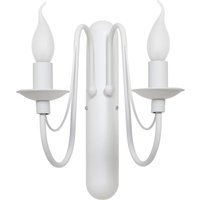 Wandleuchte Weiß Rustikal Lampe Wohnzimmer Flur von ALDEX