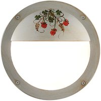 Wandleuchte außen Aluminium E27 IP44 rund Ø 28 cm Wandleuchte außen Aluminium E27 IP44 rund Ø 28 cm von Ferroluce