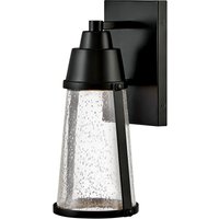 Wandleuchte außen GU10 IP44 H: 30,7 cm Schwarz von ELSTEAD