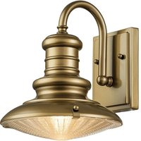 Wandleuchte außen IP44 E27 in Messing antik Vintage von ELSTEAD