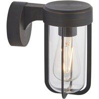 Wandleuchte außen IP44 H: 20,8 cm Alu Glas E27 in Bronze Wandleuchte außen IP44 H: 20,8 cm Alu Glas E27 in Bronze von Endon
