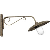Wandleuchte außen IP44 Messing E27 in Bronze Antik matt von Ghidini Giovanni Battista