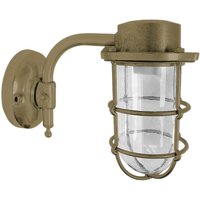 Wandleuchte außen Messing massiv Glas E27 IP44 Maritim Wandleuchte außen Messing massiv Glas E27 IP44 Maritim von Andromeda