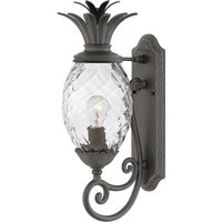 Wandleuchte außen Schwarz Antik IP44 dekorativ Ananas Design von ELSTEAD