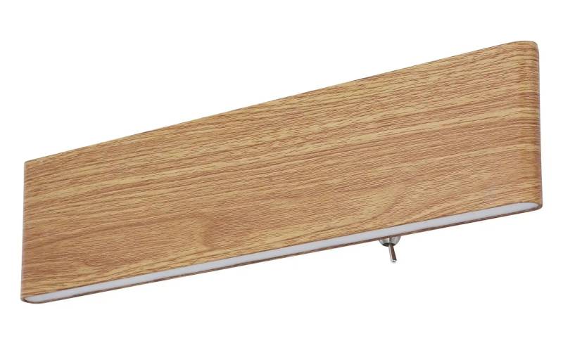 Globo Lighting Wandleuchte   ¦ holzfarben ¦ Maße (cm): B: 4,5 H: 8 T: 29.5 Lampen & Leuchten > LED-Leuchten > LED-Wandleuchten - Möbel Kraft