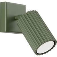 Wandleuchte klein B: 8 cm Grün schwenkbar Aluminium GU10 von Sollux