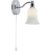 Wandleuchte mit Schalter IP44 G9 Glas Metall Badezimmer Wandleuchte mit Schalter IP44 G9 Glas Metall Badezimmer von Searchlight