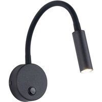 Wandleuchte mit Schalter Schwanenhals Schwarz G9 verstellbar Wandleuchte mit Schalter Schwanenhals Schwarz G9 verstellbar von TK Lighting