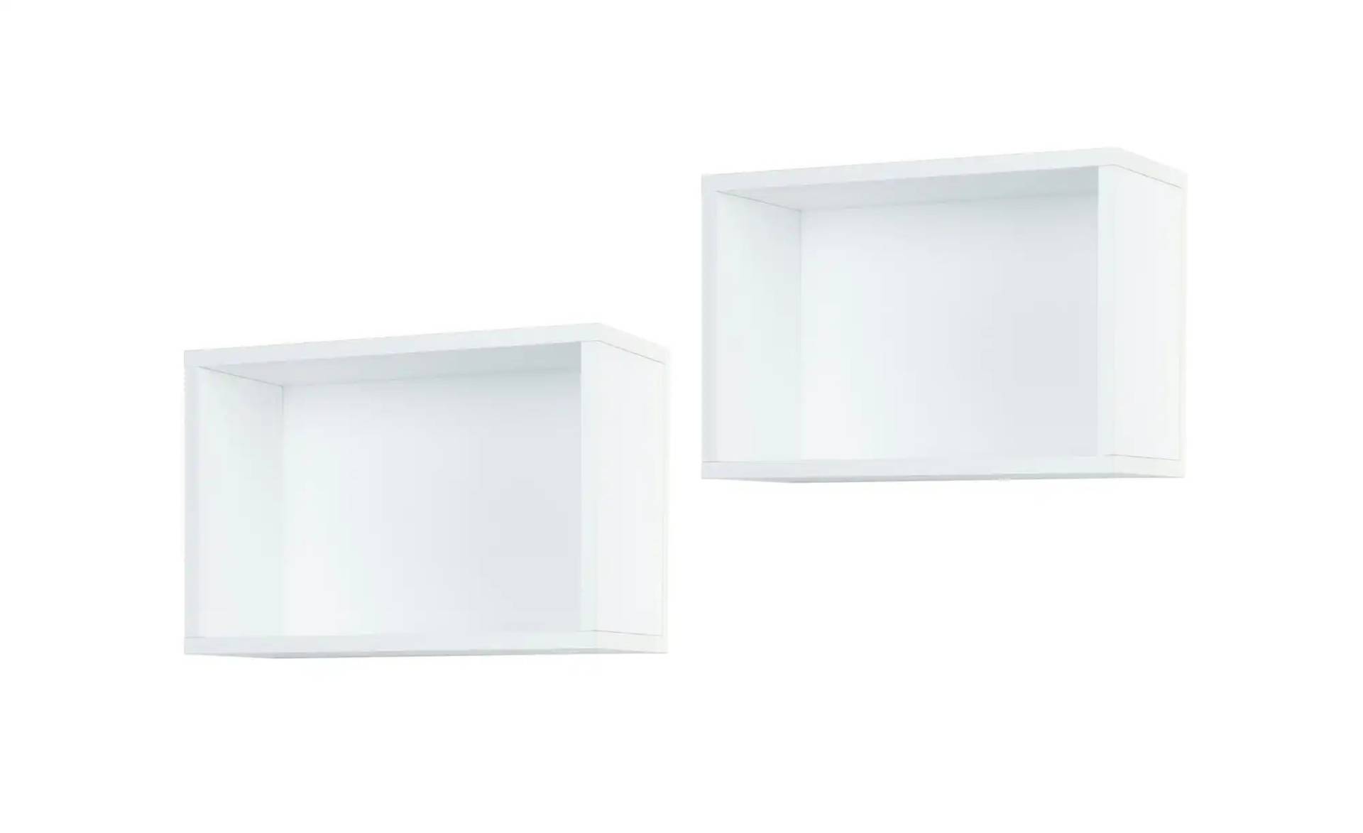 Wandregal 2er-Set Maxim  Maxim ¦ weiß ¦ Maße (cm): B: 40 H: 28 Regale > Wandregale - Höffner