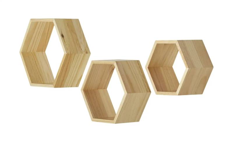 Wandregal 3er-Set   ¦ holzfarben ¦ Maße (cm): B: 30 H: 26 T: 12.0 Geschenkideen > Geschenke für Sie - Möbel Kraft