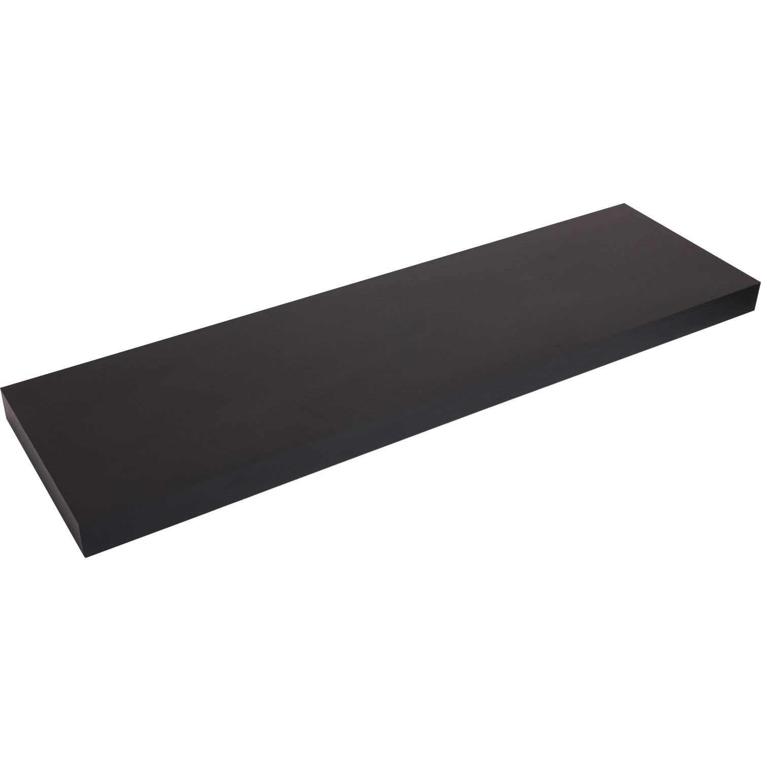 Wandregal Carlton 80 cm x 24 cm x 3,8 cm Schwarz