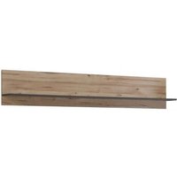 Wandregal Como von Forte Wolfram Grau / Planked Eiche
