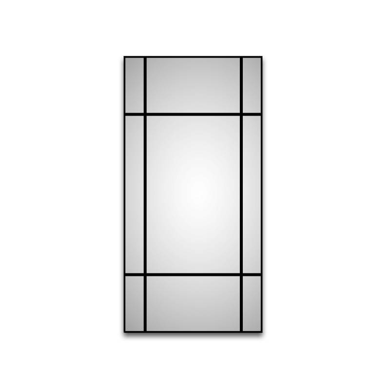DSK Spiegel 'Black Loftstyle' 60 x 120 cm von DSK