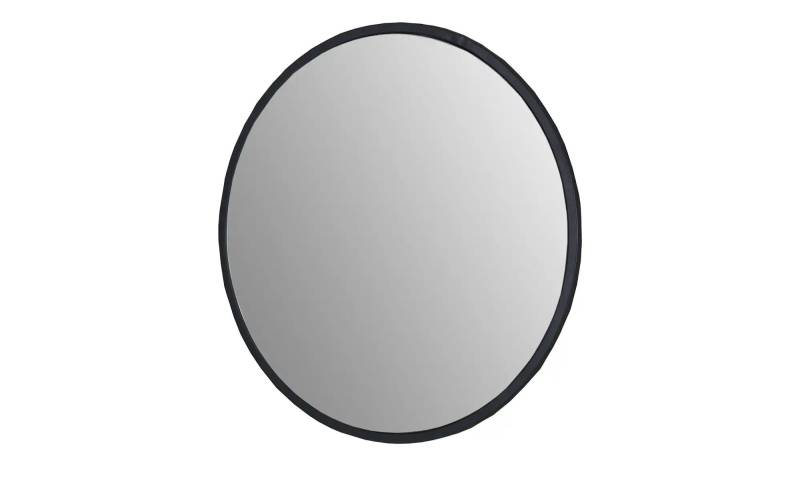 Spiegel 60 cm Giulio ¦ schwarz ¦ Metall,Glas ¦ Maße (cm): T: 2.0  Ø: 60 Accessoires > Spiegel - Höffner