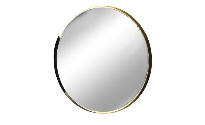 Spiegel 91 cm  ¦ gold ¦ Metall ¦ Maße (cm): T: 5.0  Ø: 91.0 Dekoration > Spiegel - Möbel Kraft
