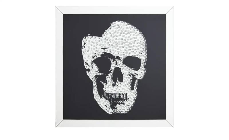 Wandspiegel mit Totenkopf  Xino ¦ verspiegelt ¦ Holzwerkstoff,Glas,Acryl ¦ Maße (cm): B: 90 H: 90 T: 4.4 Accessoires > Bilder & Schilder - Höffner