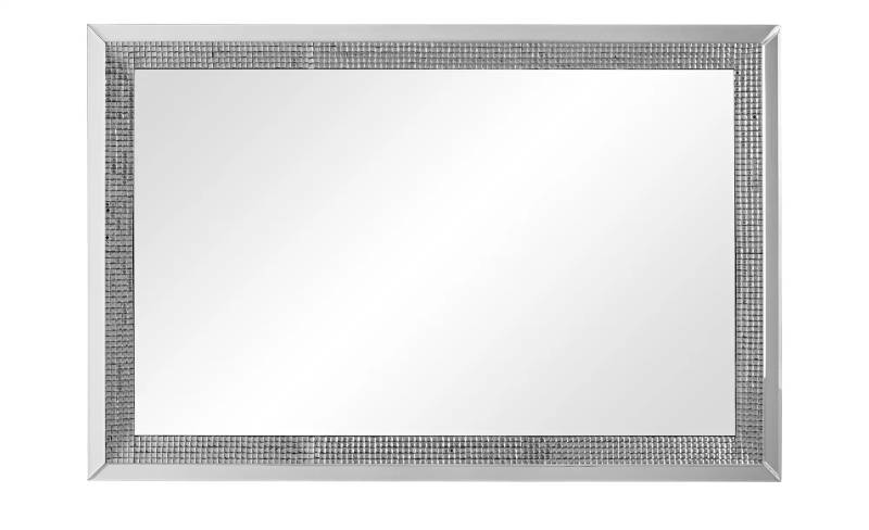 Wandspiegel   ¦ silber ¦ Holzwerkstoff,Glas,Kunststoff ¦ Maße (cm): B: 80 H: 120 T: 4.0 Garderoben & Kleiderstangen > Garderoben Spiegel - Möbel Kraft