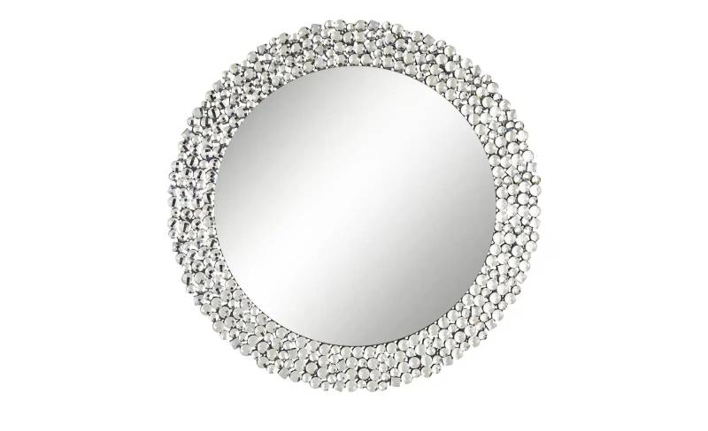 Wandspiegel   ¦ silber ¦ Holzwerkstoff,Kunststoff,Glas ¦ Maße (cm): T: 1.9  Ø: 80.0 Garderoben & Kleiderstangen > Garderoben Spiegel - Möbel Kraft