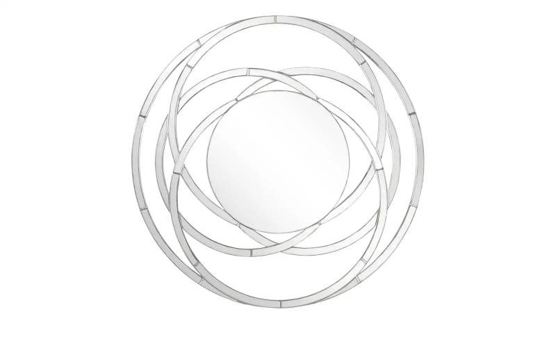 Spiegel Ø 110 cm  ¦ transparent/klar ¦ Glas,Aluminium ¦ Maße (cm): T: 2.2  Ø: 110.0 Dekoration > Spiegel - Möbel Kraft