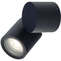 Wandspot außen IP54 GU10 Schwarz verstellbar Glas Alu Wandspot außen IP54 GU10 Schwarz verstellbar Glas Alu von Nowodvorski