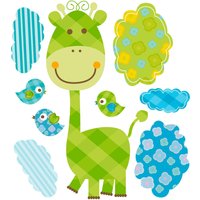 Wall-Art Wandtattoo "Lustige Giraffe Baby Tiere Set", (Muster) von Wall-Art