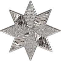 Wall-Art Wandtattoo "Metallic Star Silber Stern" von Wall-Art