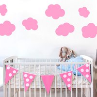 Wall-Art Wandtattoo "Gute Nacht Kinderzimmer Wolken Set" von Wall-Art