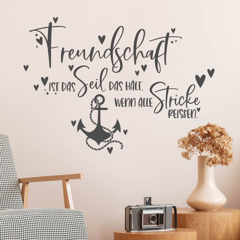 Wandtattoo Freundschaft ist das Seil