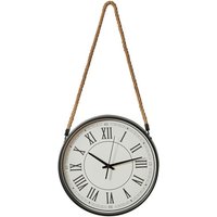 Wanduhr, Ø 35 cm, Vintage, weiß - weiss Wanduhr, Ø 35 cm, Vintage, weiß - weiss