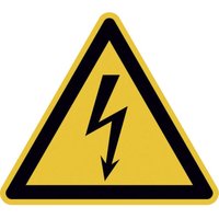 Warnschild Elektrische Spannung Folie selbstklebend 50 mm ISO 7010 10 St. Warnschild Elektrische Spannung Folie selbstklebend 50 mm ISO 7010 10 St.