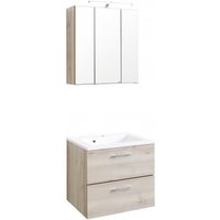 Waschtisch-Set 60 Portofino inkl LED Beleuchtung von Held Möbel Buche Iconic