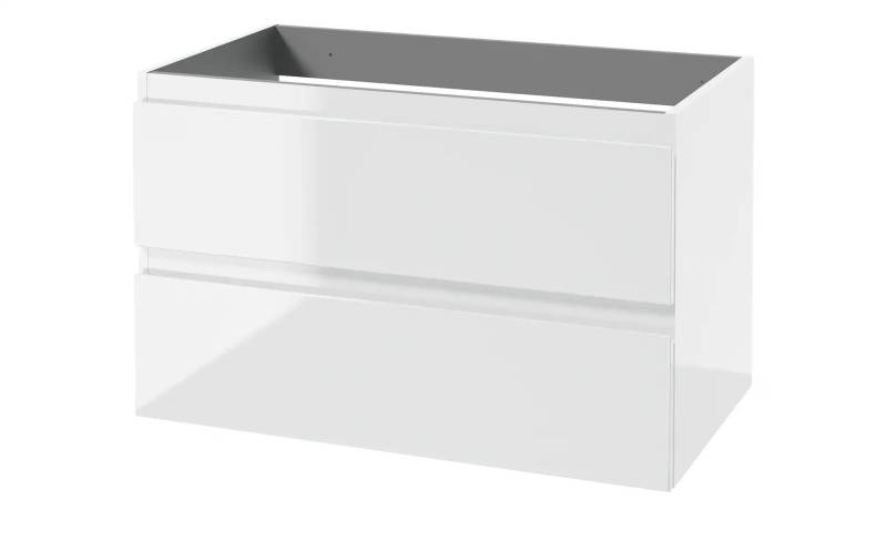Waschtischunterschrank  Conventer See  ¦ weiß ¦ Maße (cm): B: 80 H: 50 T: 45.0 Schränke > Badschränke > Waschbecken-unterschränke - Höffner