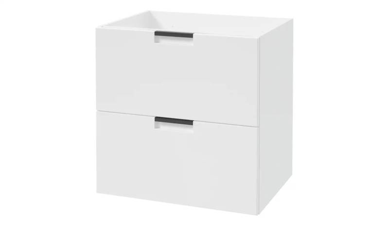 Waschtischunterschrank   ¦ weiß ¦ Maße (cm): B: 60 H: 60 T: 45.0 Schränke > Badschränke > Waschbeckenunterschränke - Möbel Kraft