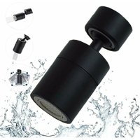 Rtgpt - Wasserhahn-Luftsprudler, Wasserhahn-Schäumer, 360-Grad-Drehgelenk mit 2 Modi, 22-mm-Innengewindeadapter (schwarz) von RTGPT