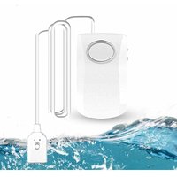 Start - Wasserleckdetektor, 130 dB intelligenter Überschwemmungsdetektor, Wasserdetektor, kabelloser Wasseralarmsensor (1 Stück, weiß) von START
