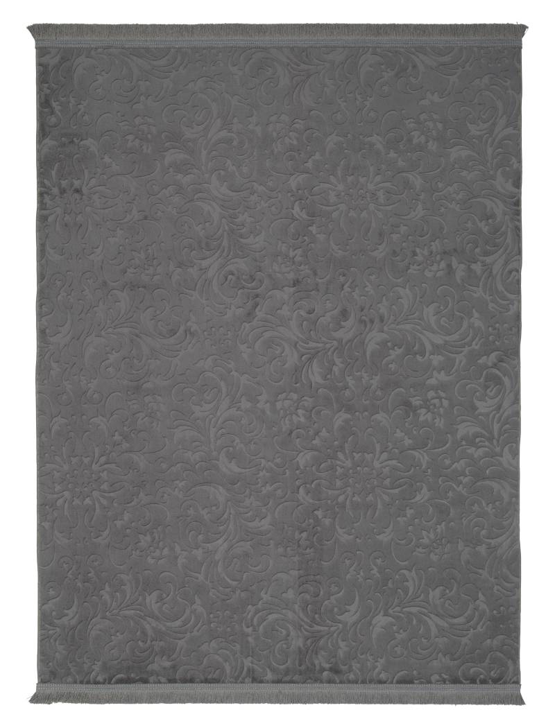 Webteppich Daphne 1 in Anthrazit ca. 80x140cm