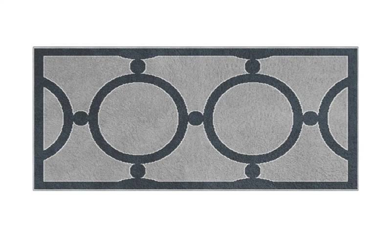 Webteppich  Elegra ¦ grau ¦ Synthetische Fasern ¦ Maße (cm): B: 80 Teppiche > Wohnteppiche - Höffner