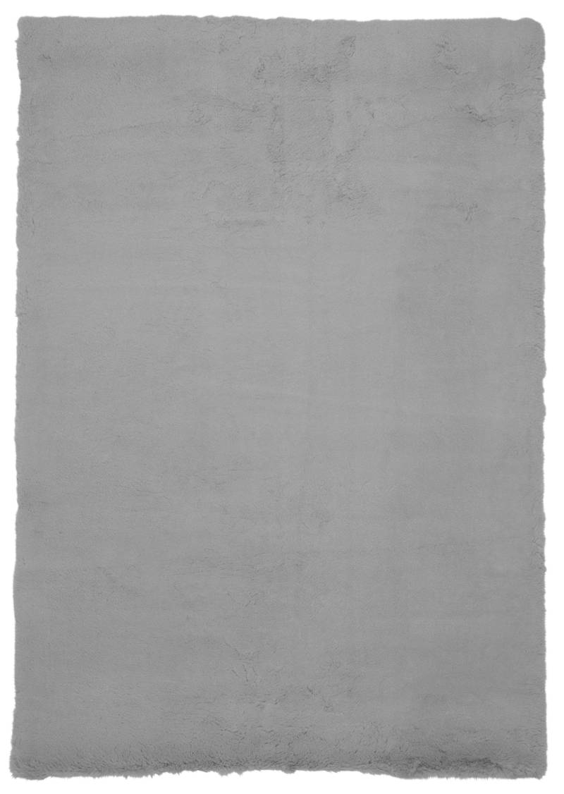 Webteppich Fuzzy 1 in Grau ca. 80x150cm