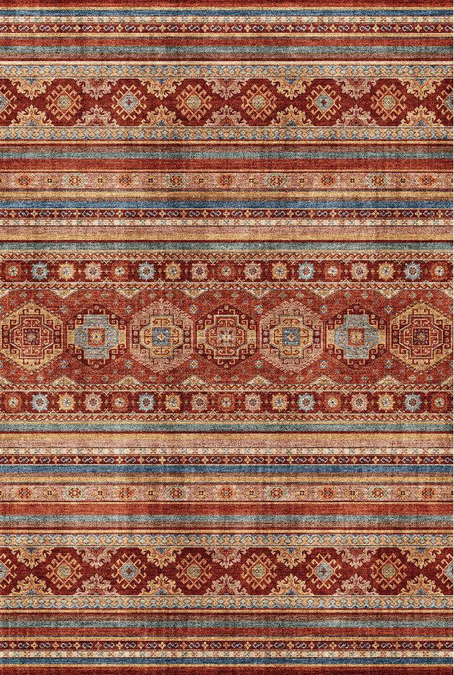 Webteppich Israel 1 in Terra ca. 60x90cm