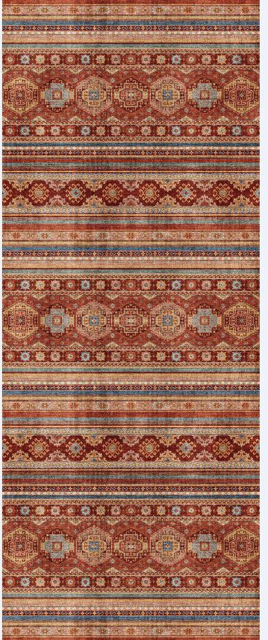 Webteppich Israel 2 in Terra ca. 80x200cm